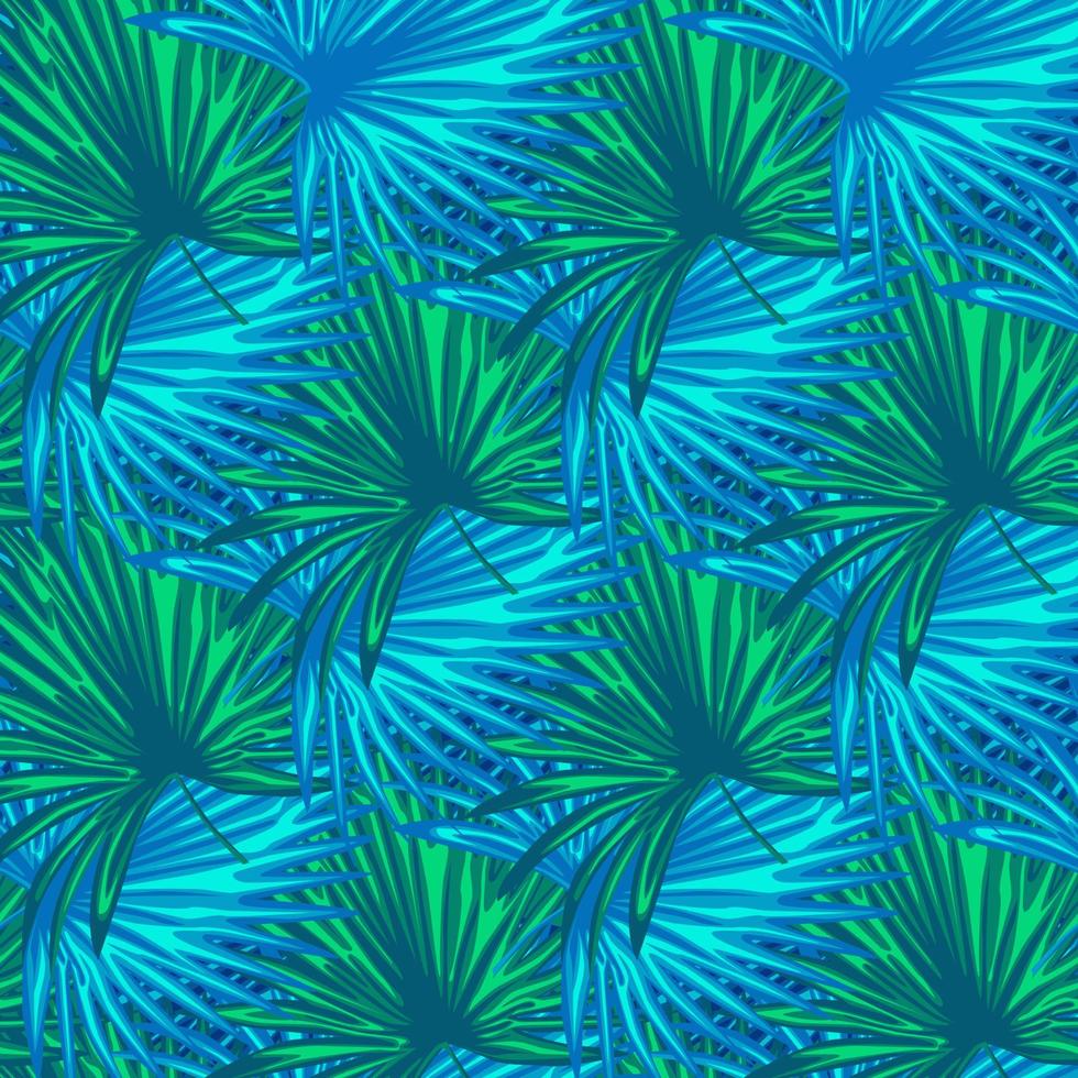 Abstract botanical background. Purple exotic plant seamless pattern. vector