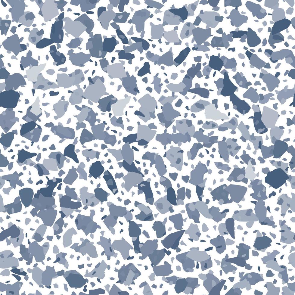 Modern collage terrazzo seamless pattern design. Marble wallpaper vector