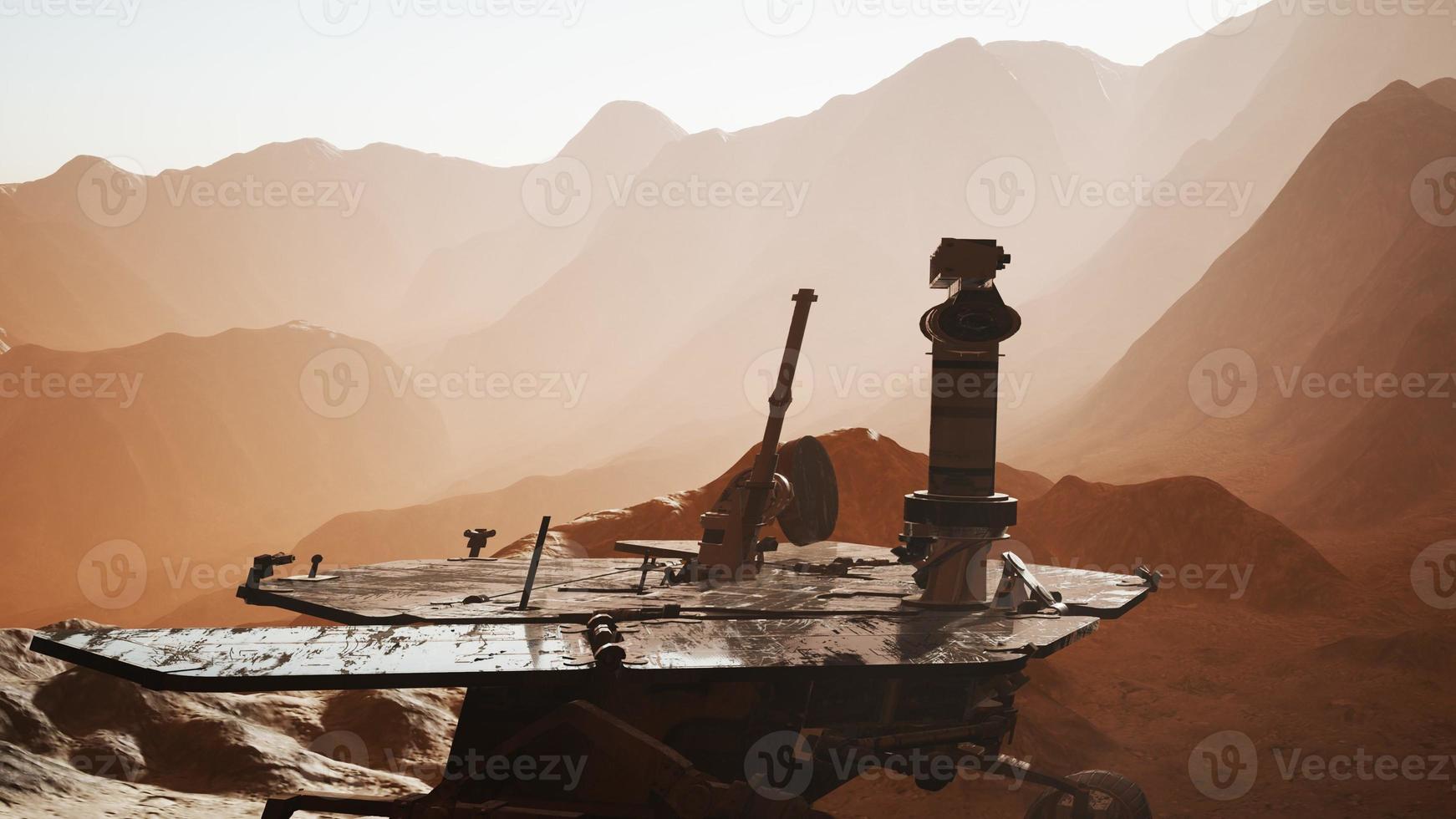 Opportunity Mars exploring the surface of red planet photo