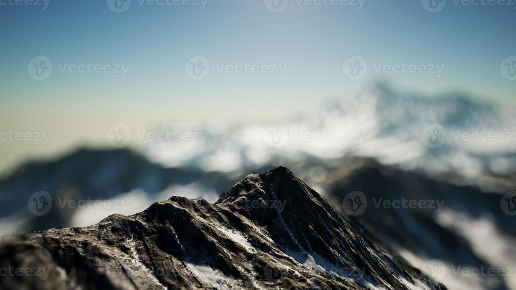 Winter Landscape in Mountains photo