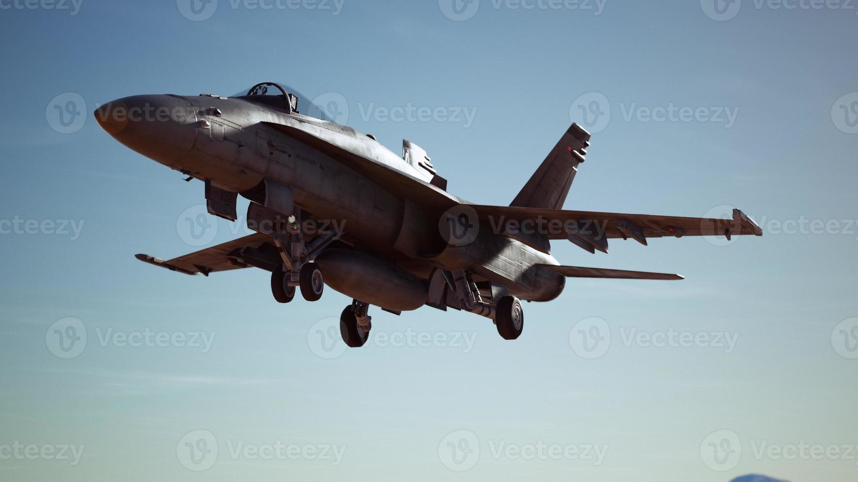 american military plane over the desert photo