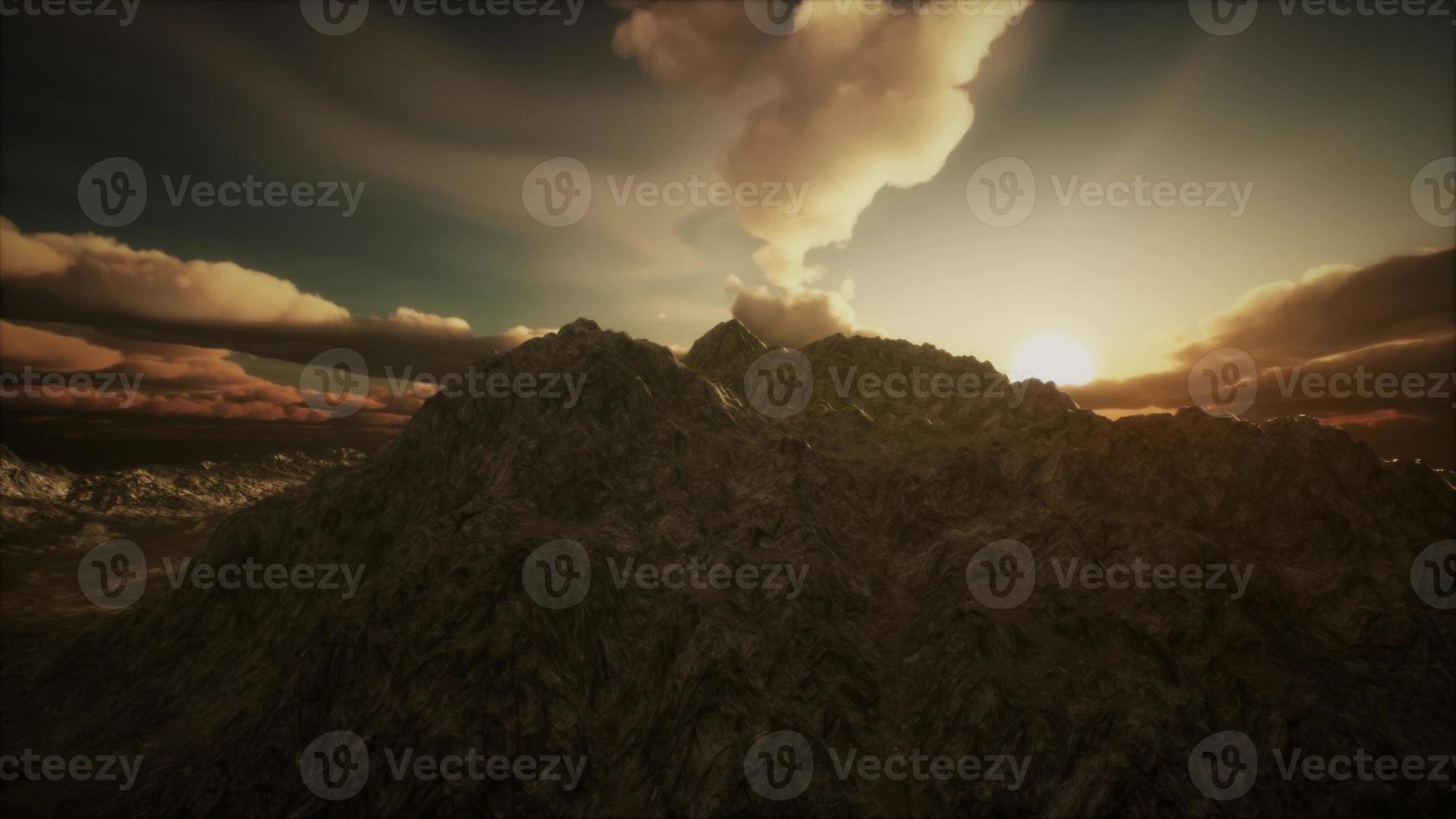 Mountain Landscape in High Altitude photo