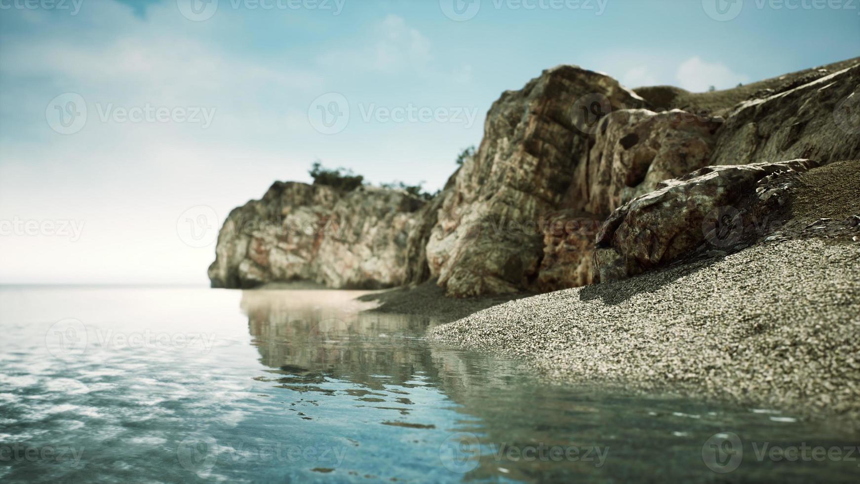 rock formation on the Costa Brava photo