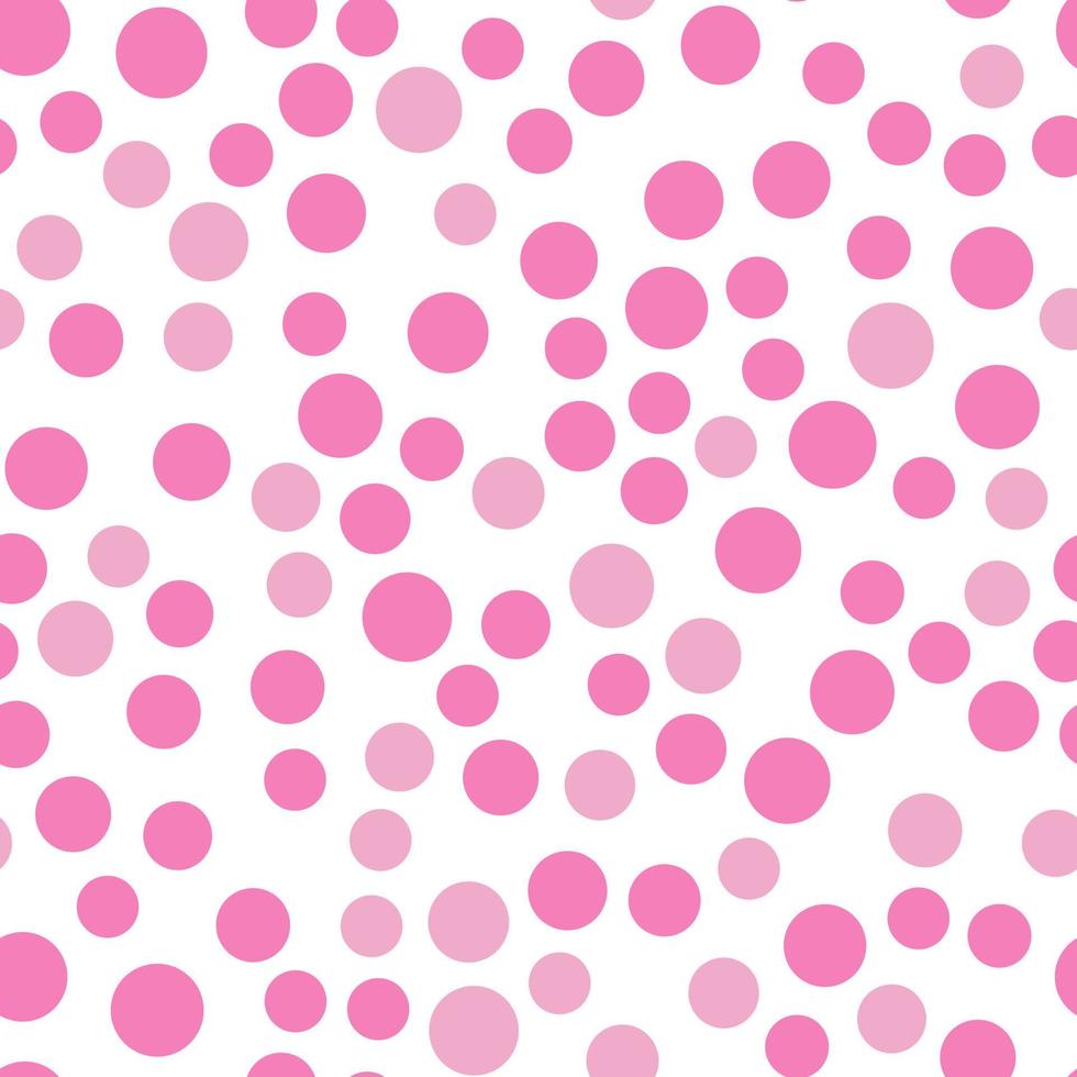 Abstract simple circles seamless pattern. Minimalistic elements wallpaper. vector