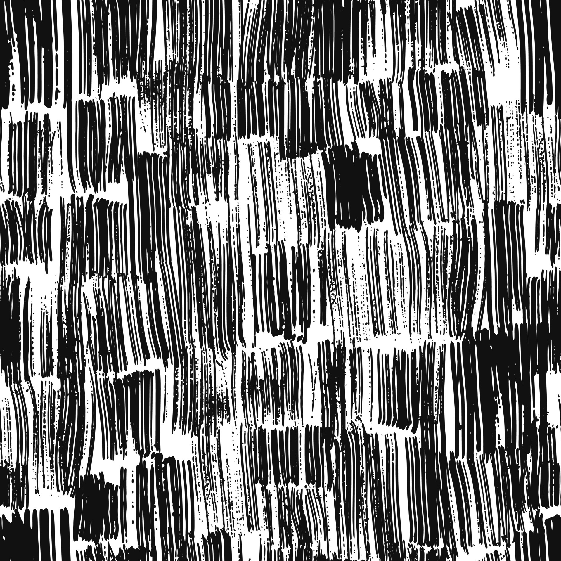 Hand drawn scribble wallpaper. Monochrome grunge line seamless pattern