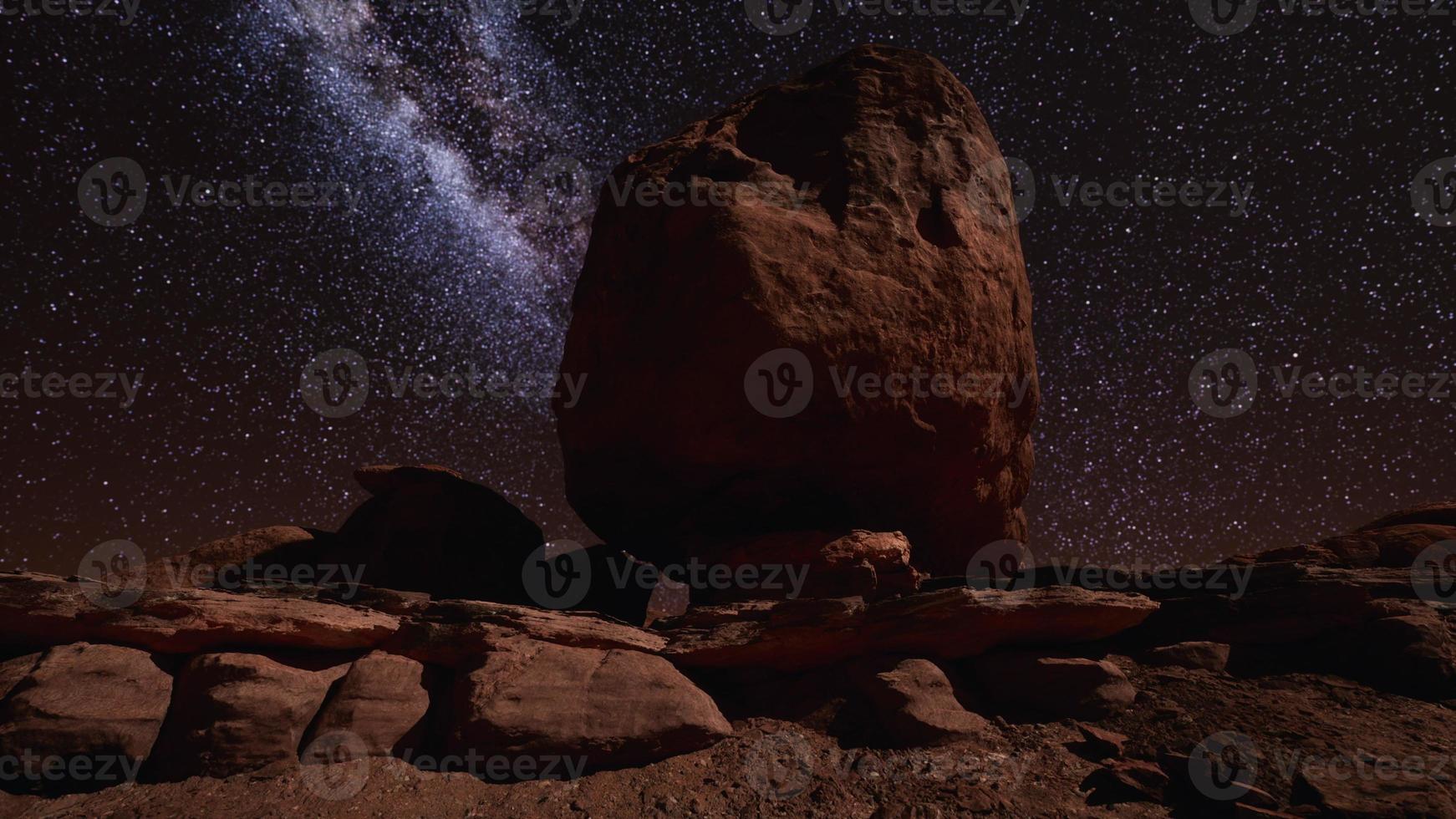 Milky Way over Bryce Canyon National Park of Utah photo