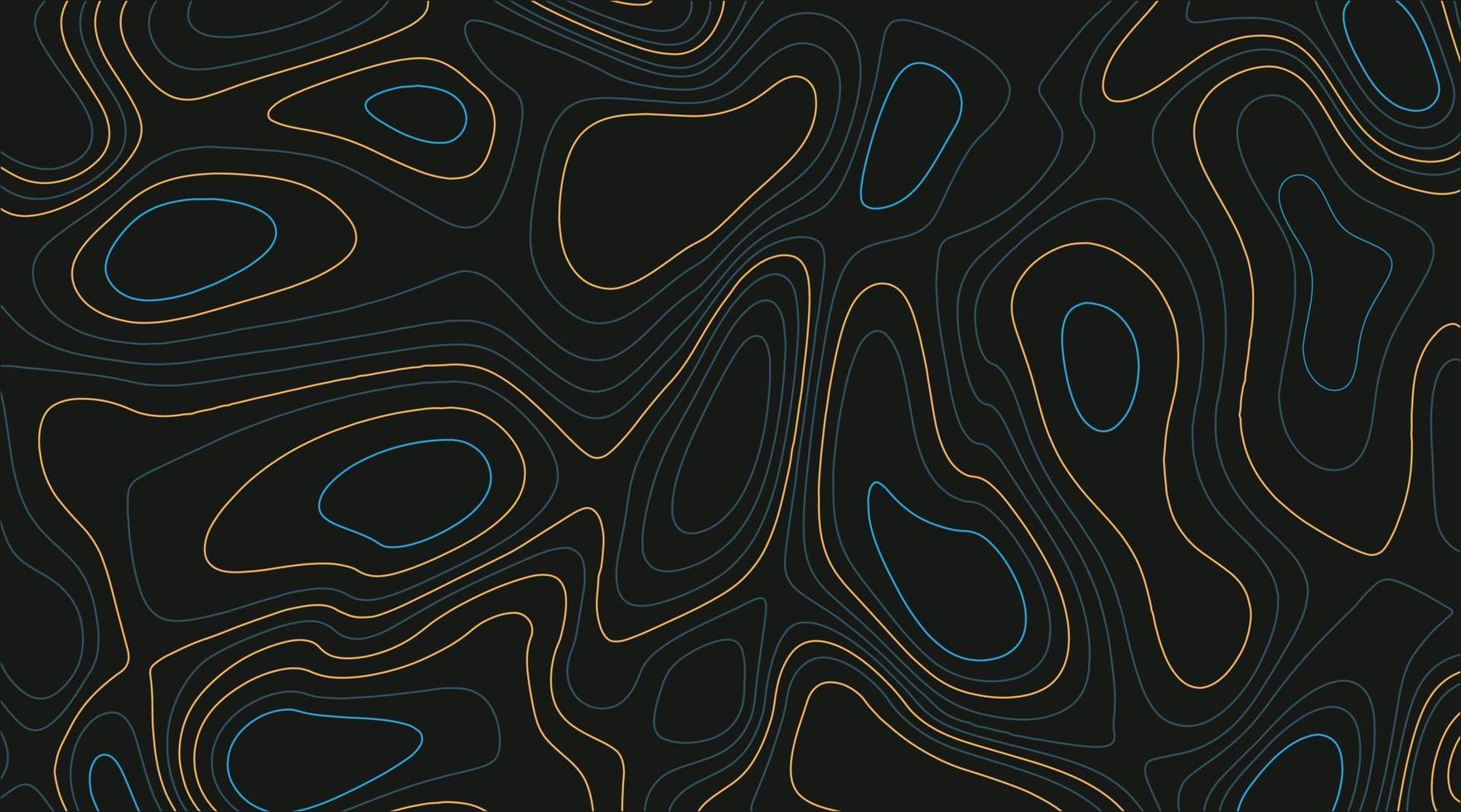 abstract topography contour lines background vector