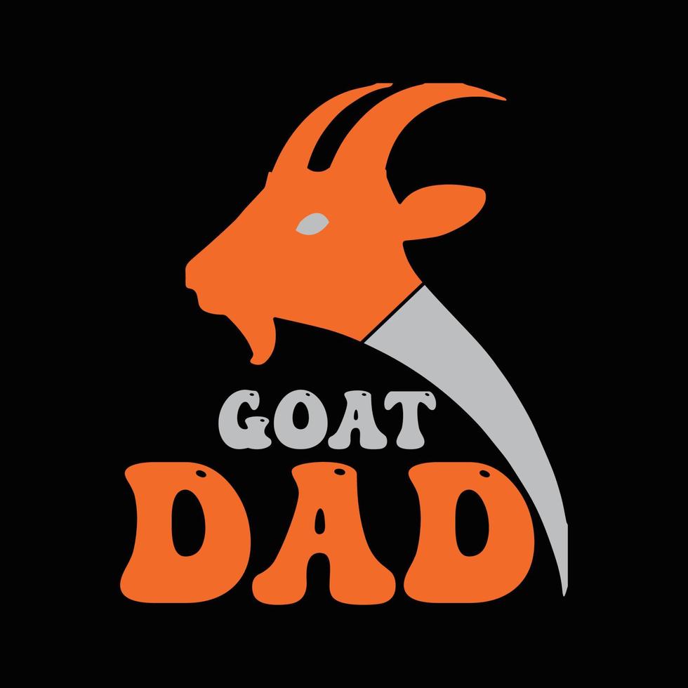 Goat T Shirt Design vector