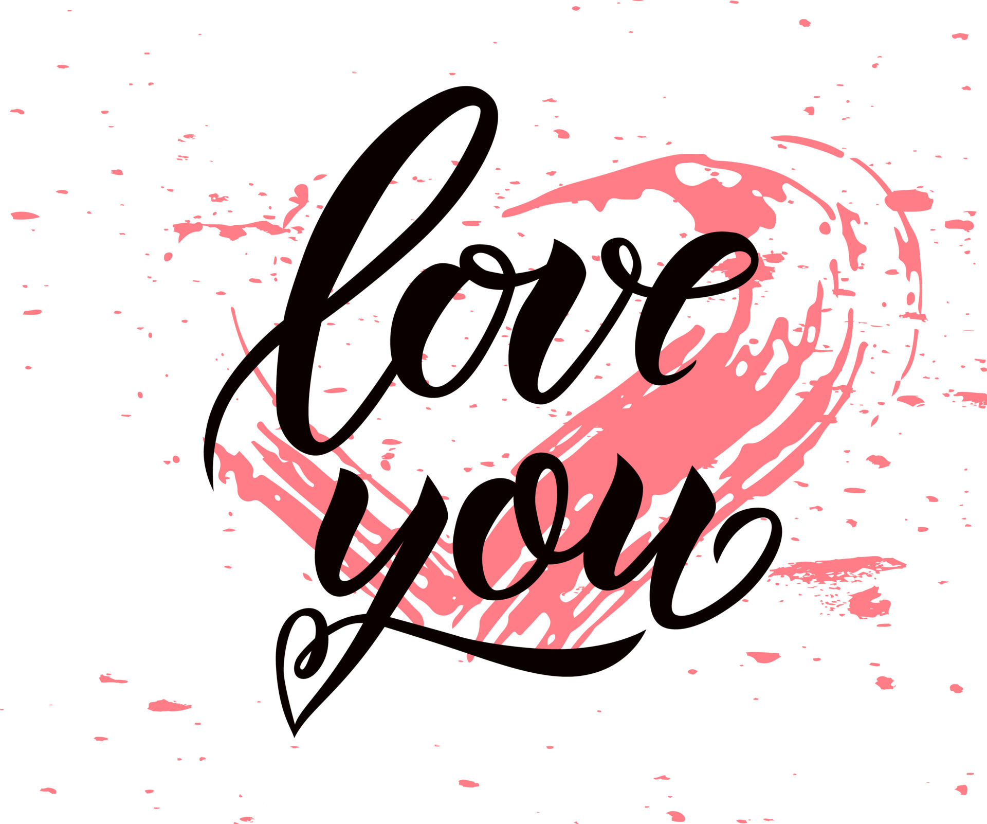 Love Is All You Need. Romantic Quote, Modern Calligraphy For Valentine's  Day Cards. Royalty Free SVG, Cliparts, Vectors, and Stock Illustration.  Image 94025731.