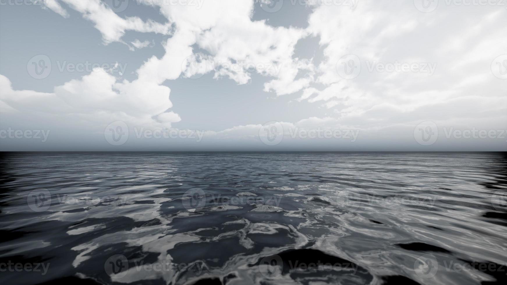 morning fog over the sea photo