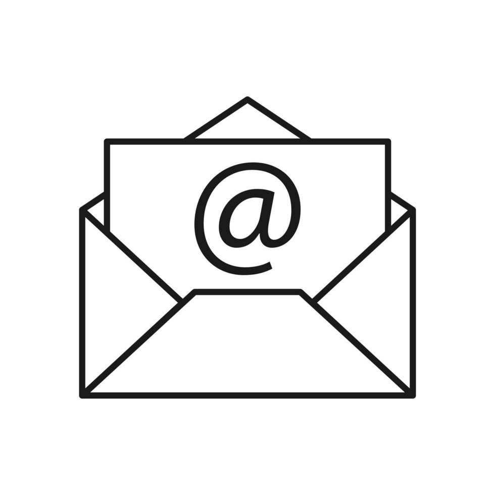 E-mail letter illustration graphic vector