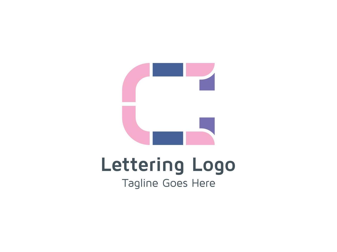 Letter C Logo Design Template Typography Free Vector