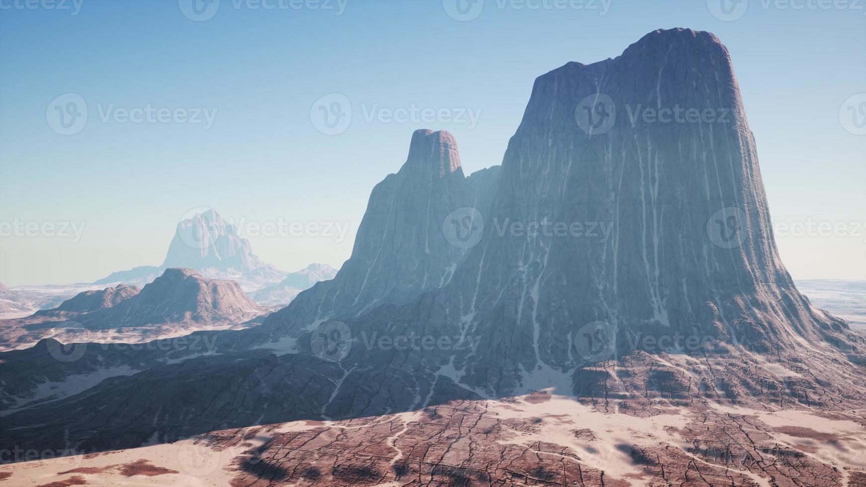 formaciones rocosas en el desierto de nevada foto