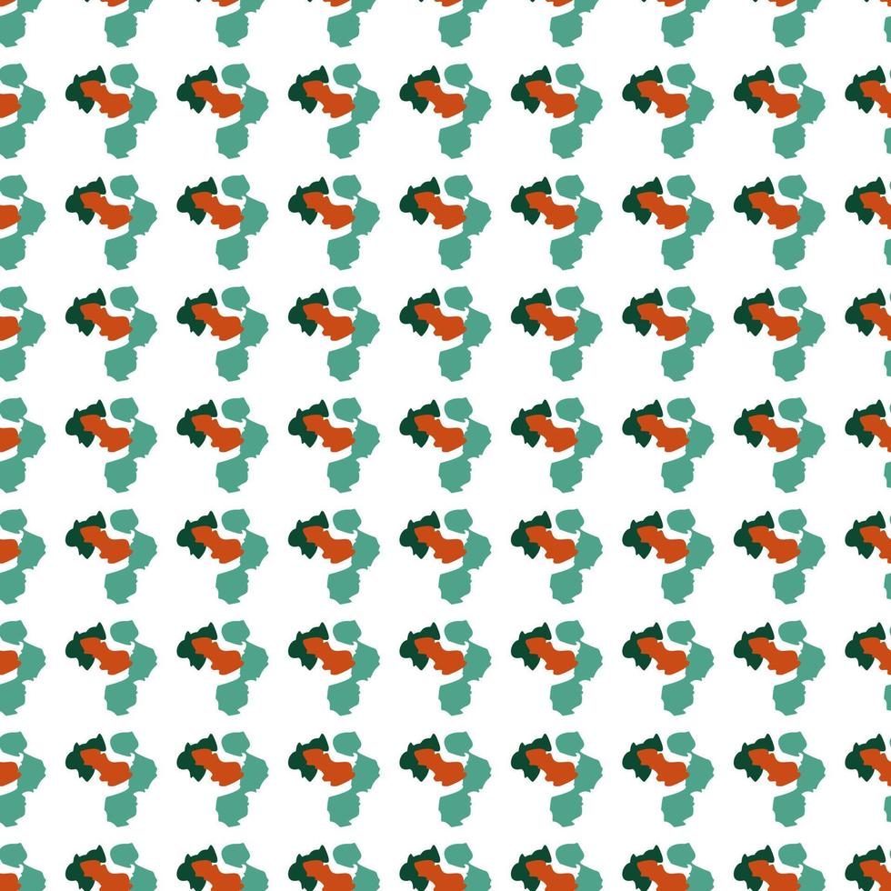 Camouflage seamless pattern. Irregular shapes endless wallpaper. Abstract animal print. vector