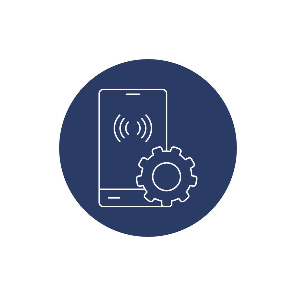 digital media configuration icon vector