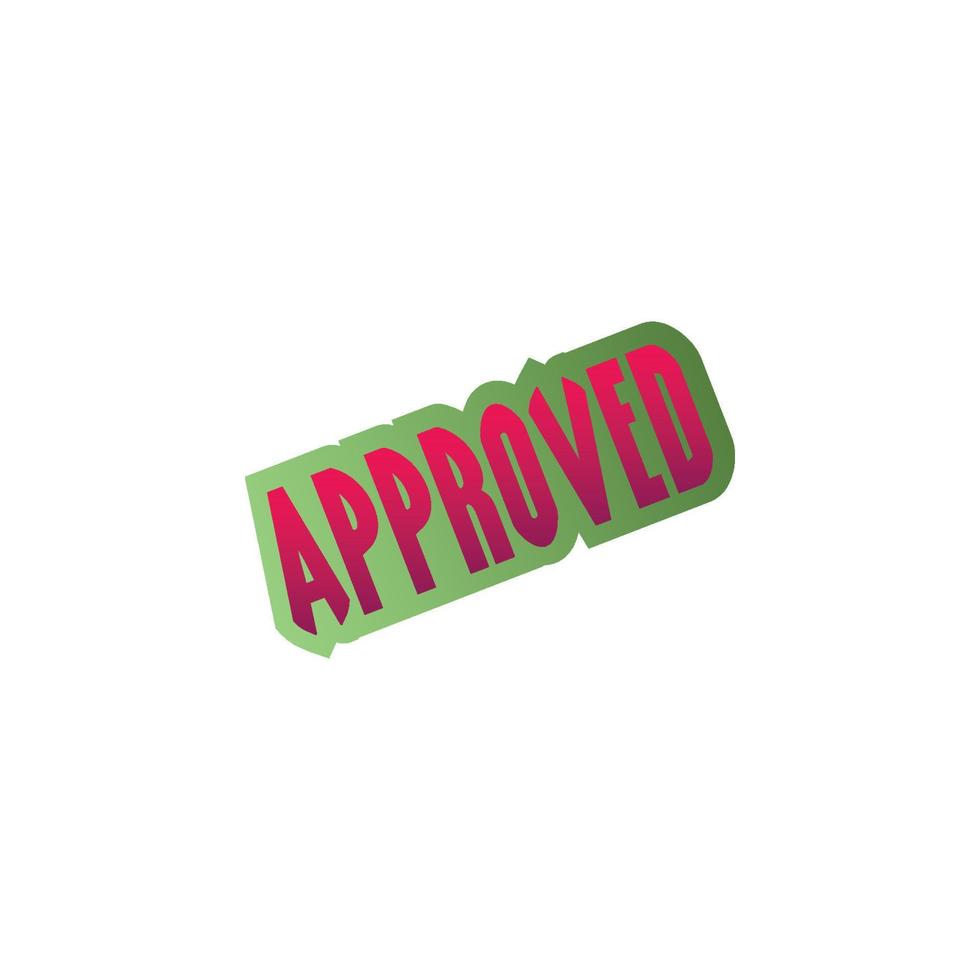 approved, stamp,colorful approved sign vector