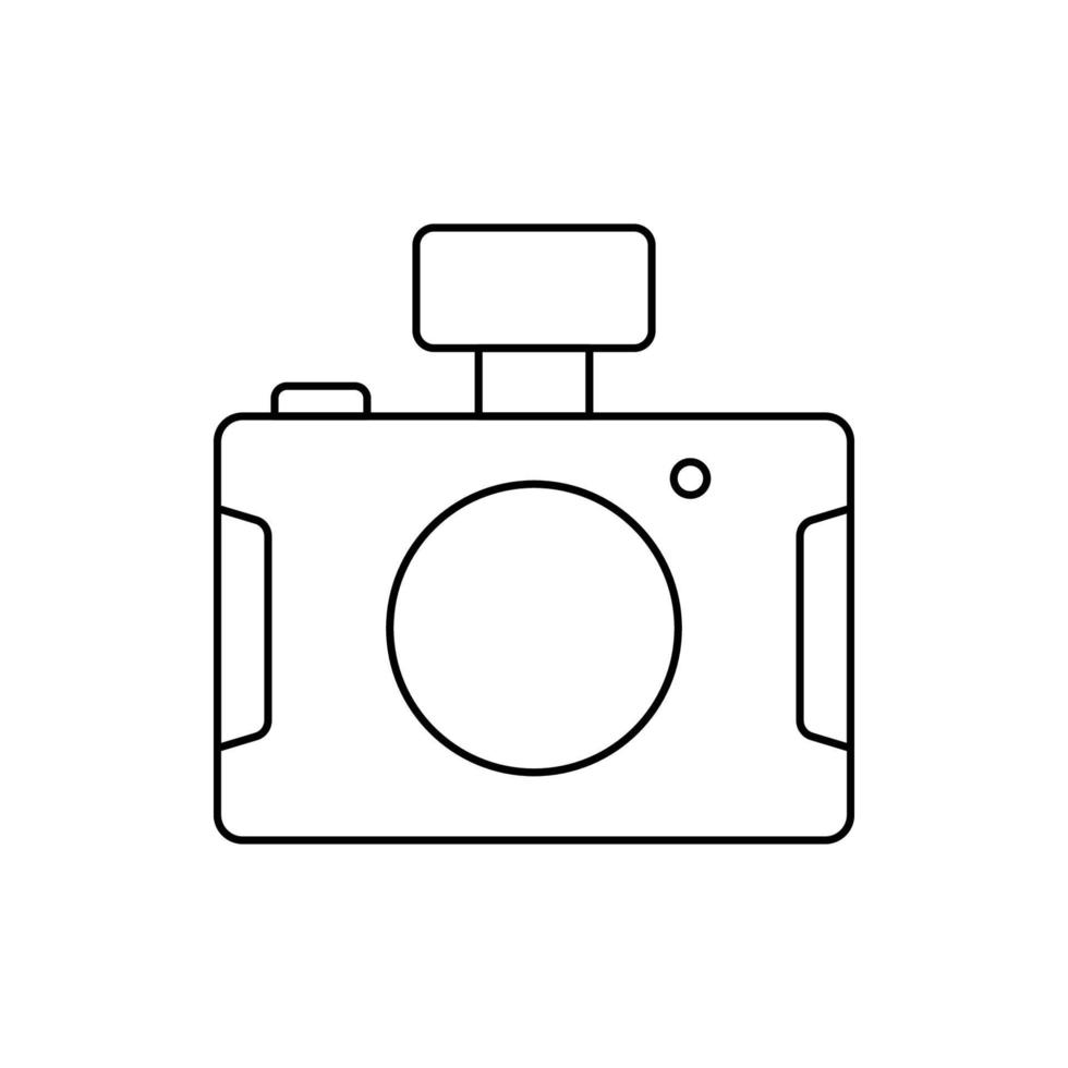 digital photography camera icon vector