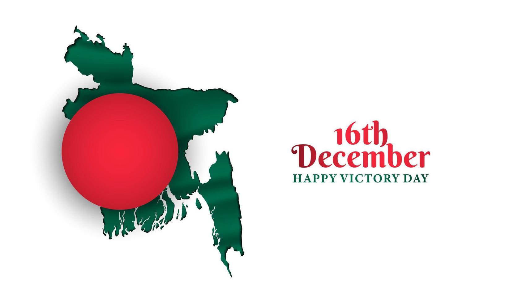 Bangladesh Victory Day Background Design. vector