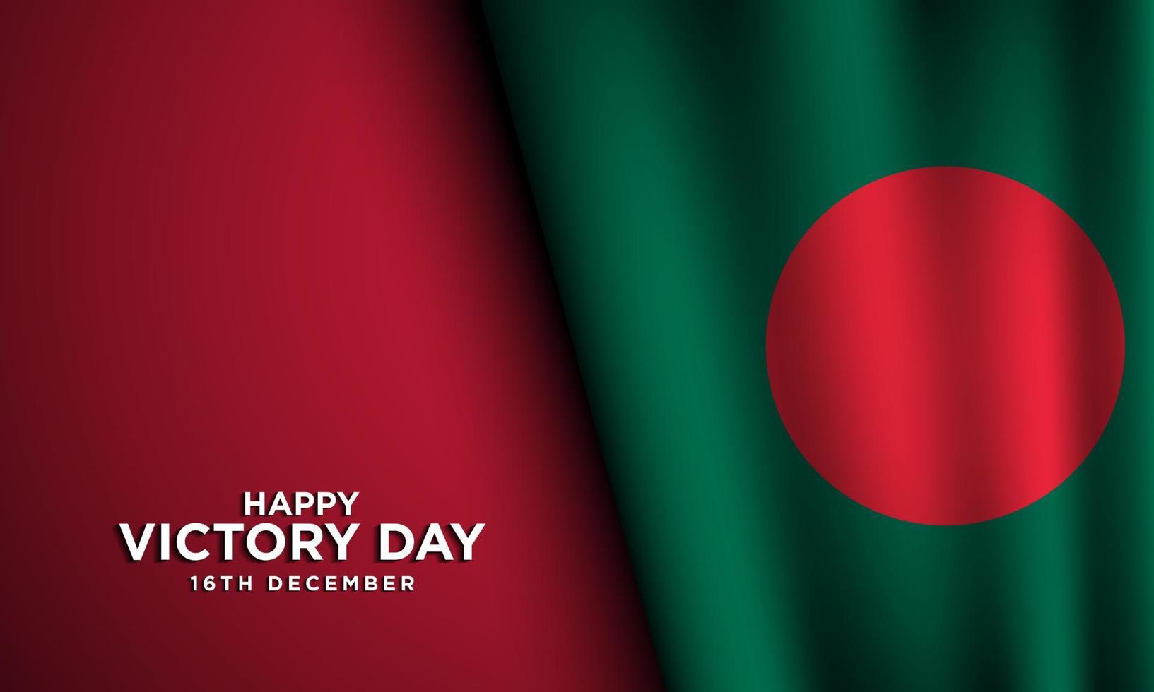 diseño de fondo del día de la victoria de bangladesh. vector