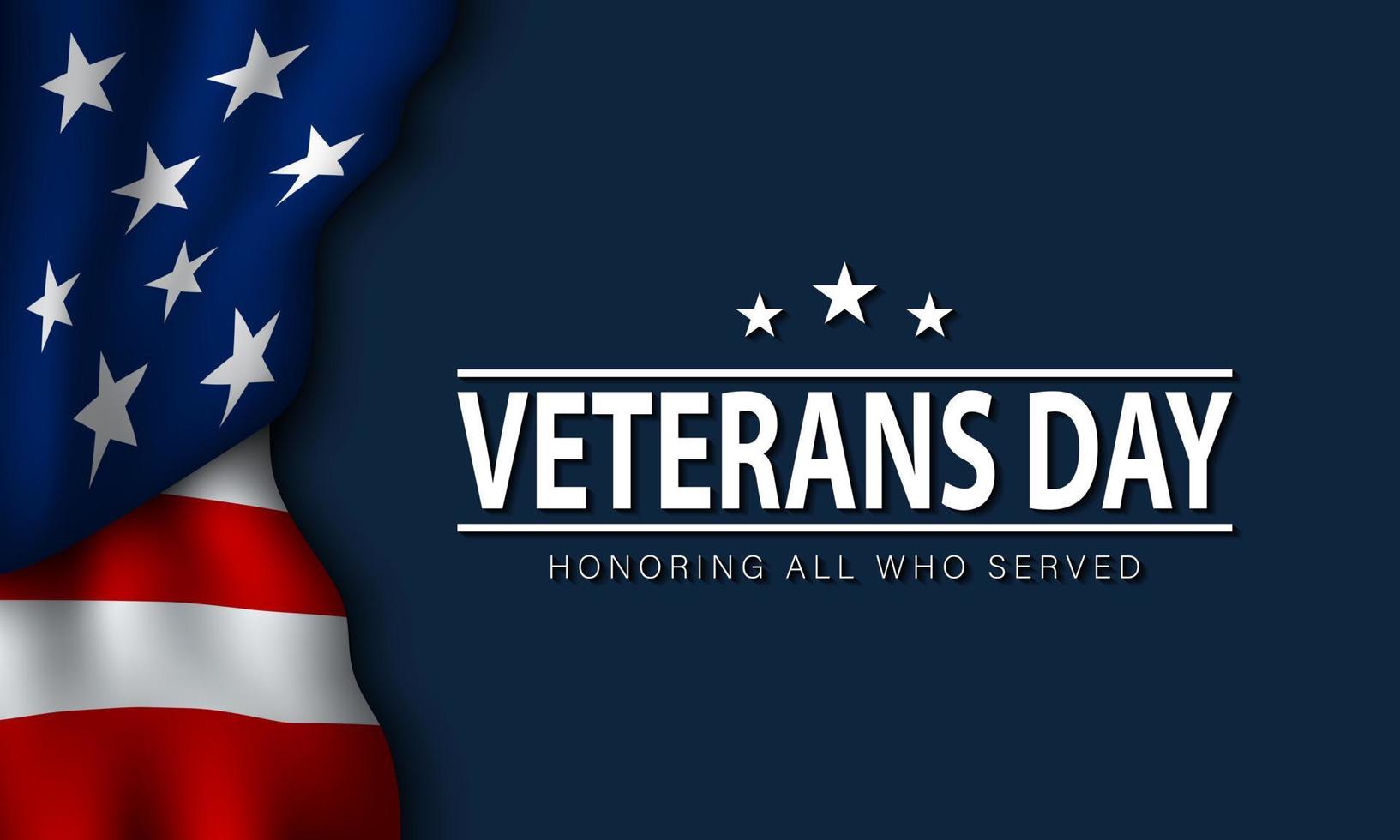 Veterans Day Background Design. vector