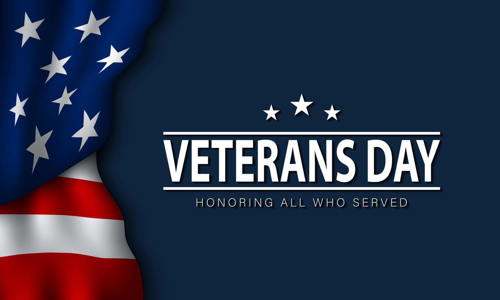 Veterans Day Background Design. vector