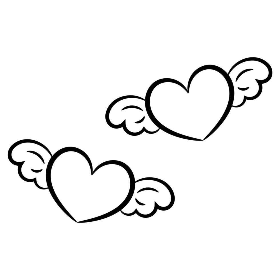 dibujo de corazones voladores de navidad para colorear 5615475 Vector en Vecteezy dibujo de corazones voladores de navidad para colorear 5615475 Vector en Vecteezy