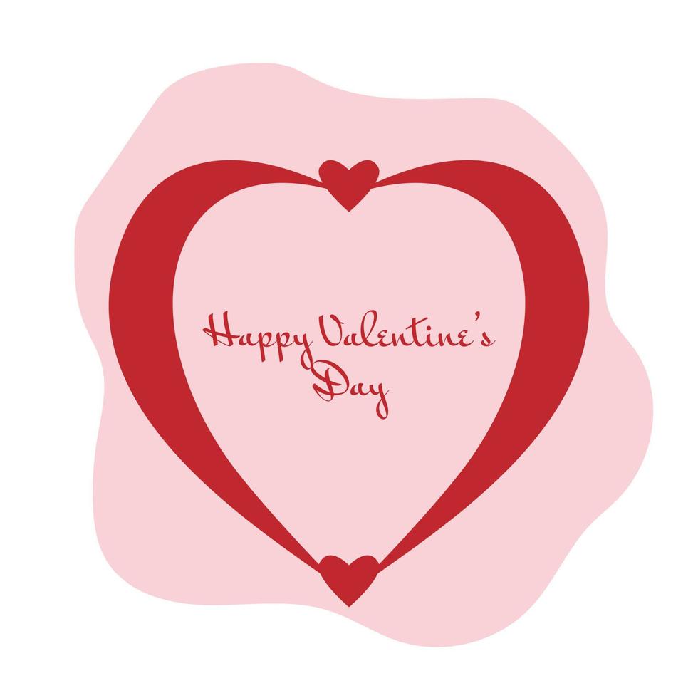 Illustration vector design of valentine's day background