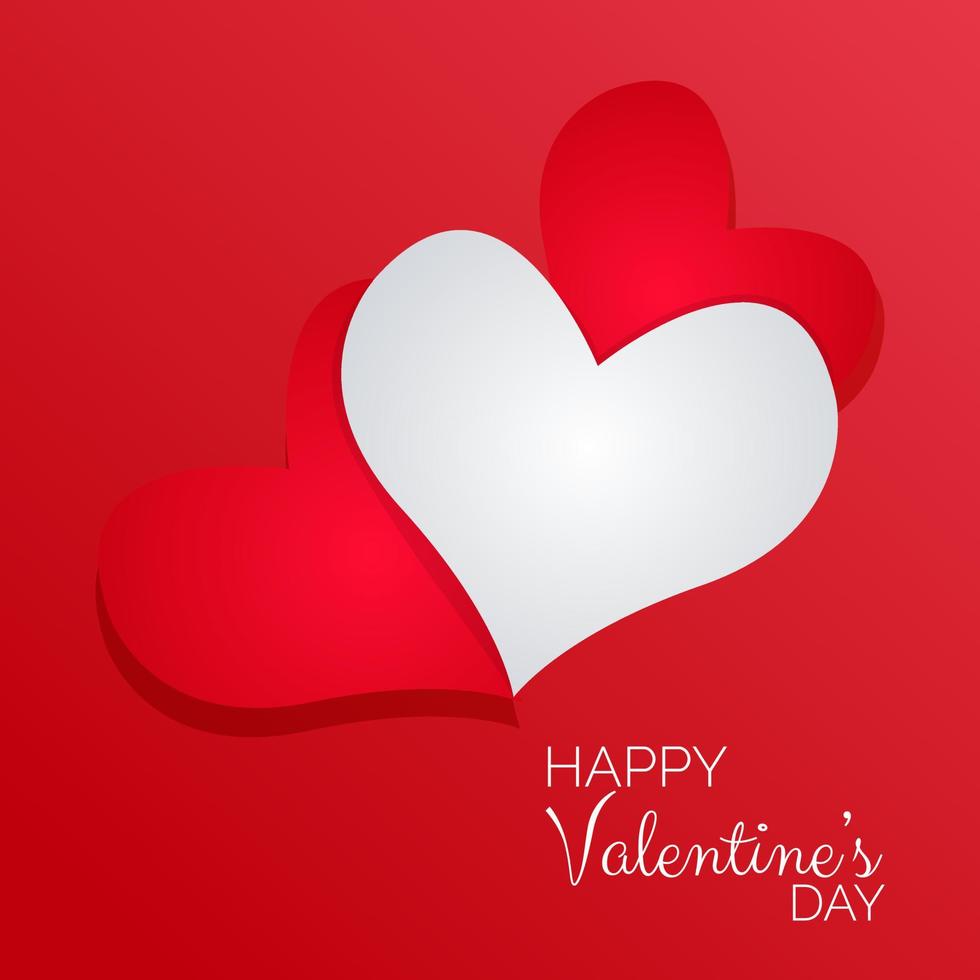 Illustration vector design of valentine's day background