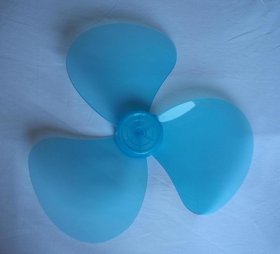 Blue fan detail photo