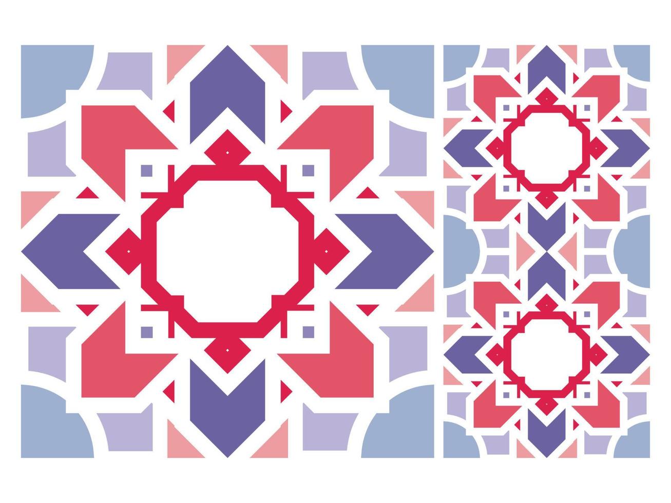 vector libre de forma abstracta geométrica colorida de patrones sin fisuras