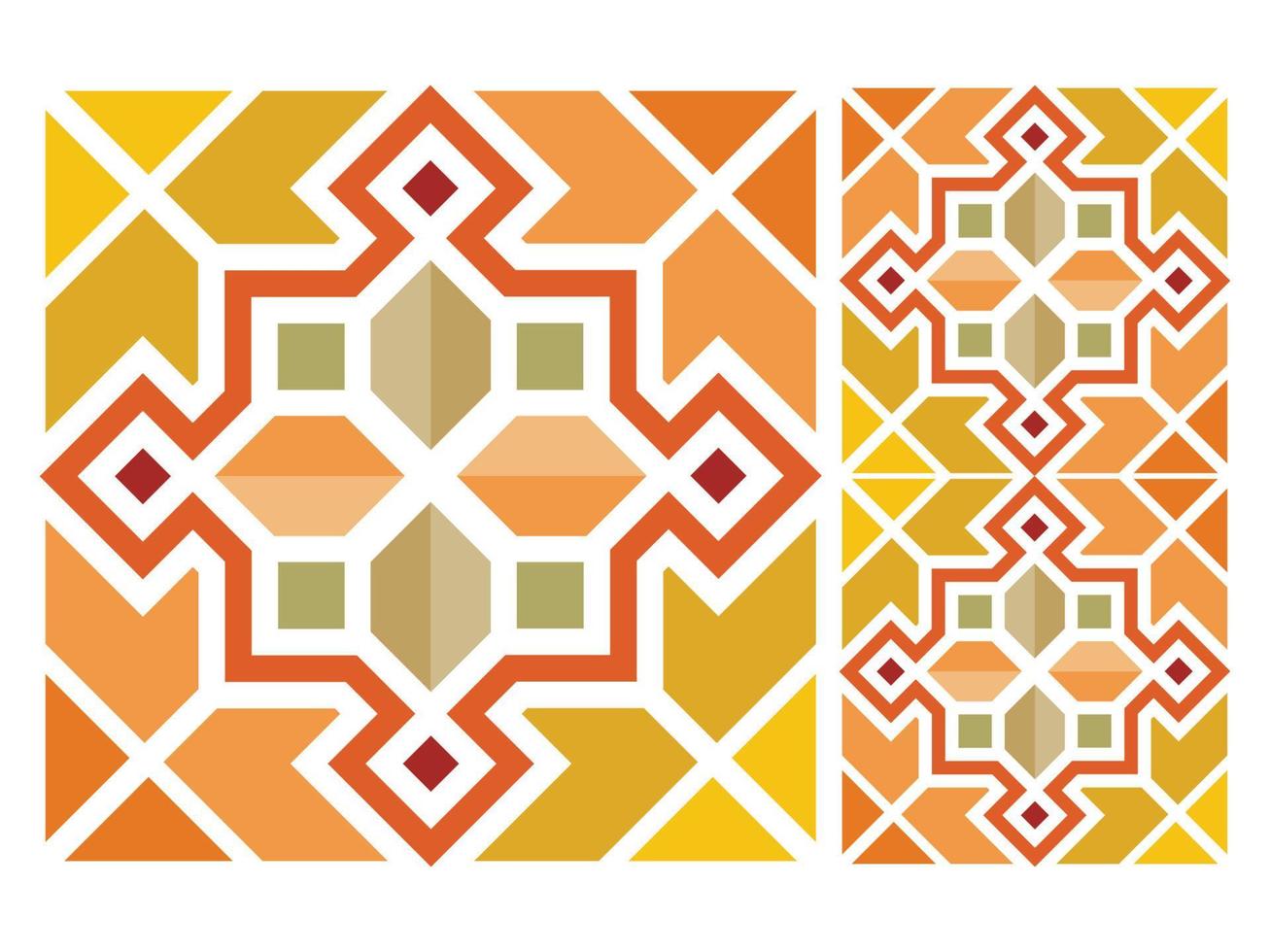 Seamless Pattern Colorful Geometric Abstract Shape Free Vector