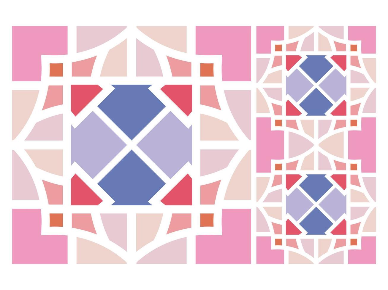Modern Seamless Pattern Colorful Design Tile Motif Free Vector