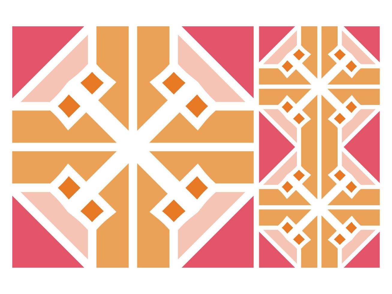 Modern Seamless Pattern Colorful Design Tile Motif Free Vector