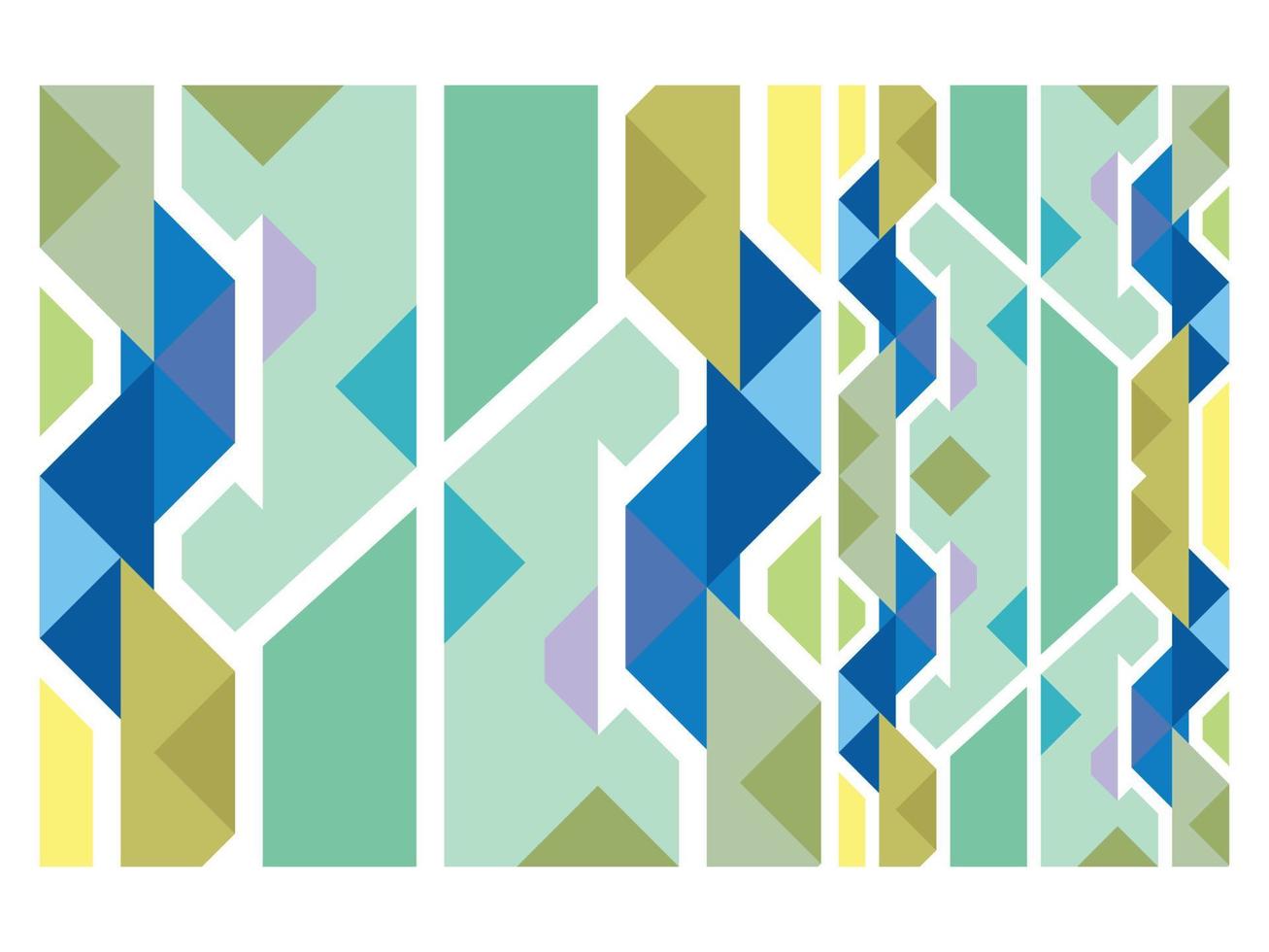 Seamless Pattern Colorful Geometric Abstract Shape Free Vector