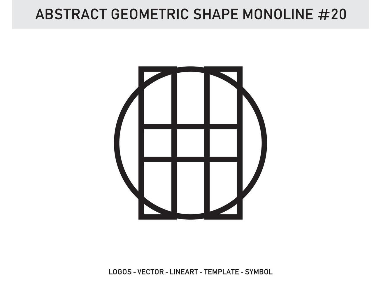 ornamento monoline geométrico elemento símbolo azulejo gratis vector