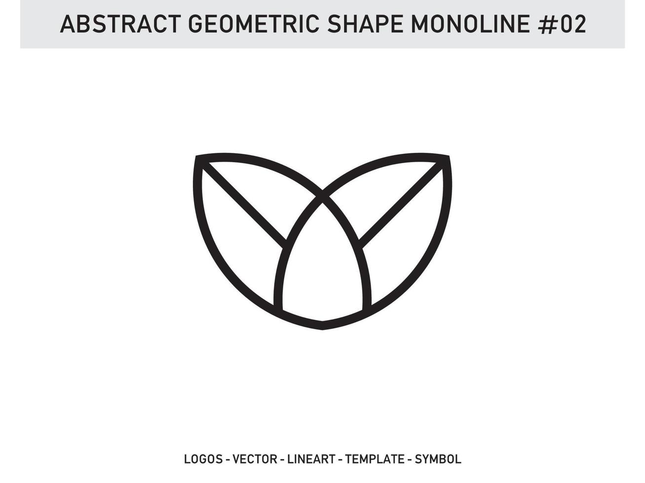 Tile Design Abstract Geometric Shape Monoline Vector Free