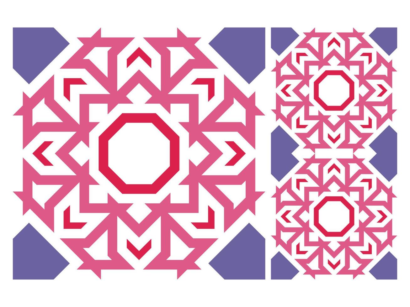 Seamless Pattern Colorful Geometric Abstract Shape Free Vector