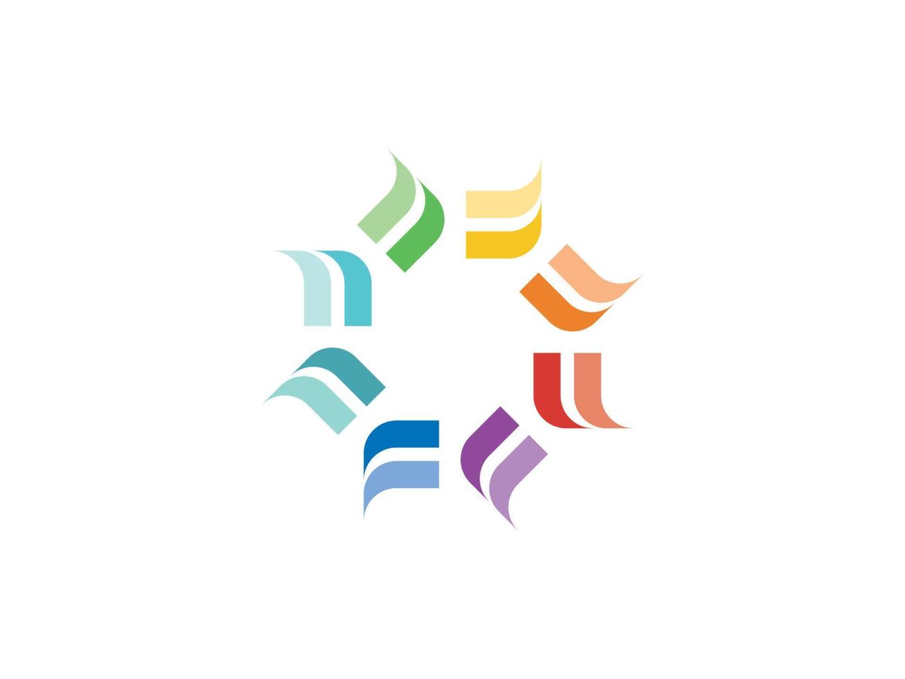 Colorfull Abstract Logo Design Template Branding Vector Free