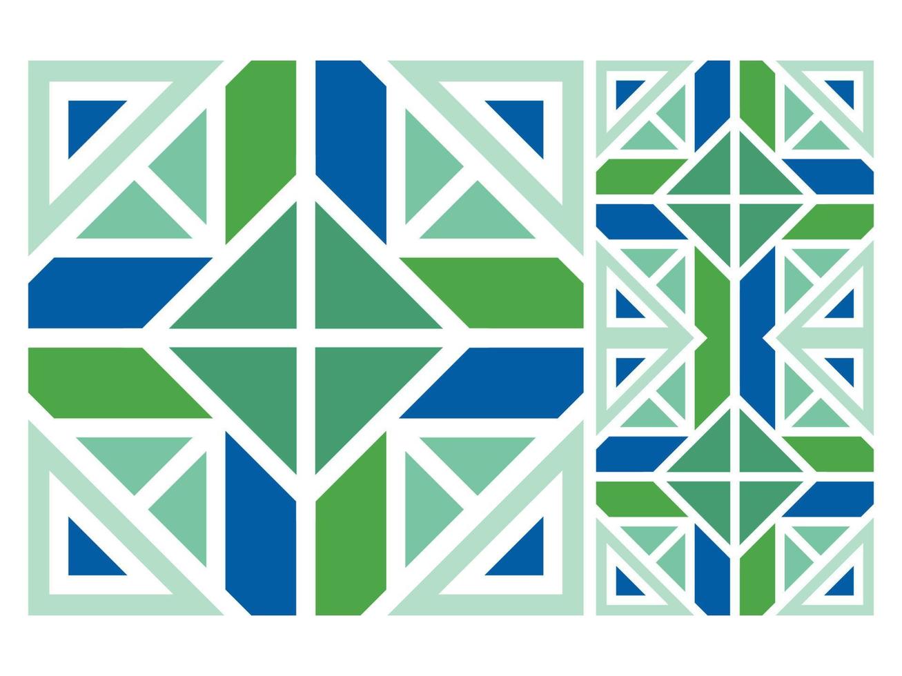 Seamless Pattern Colorful Geometric Abstract Shape Free Vector