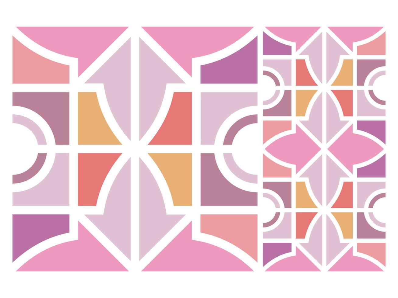 Modern Seamless Pattern Colorful Design Tile Motif Free Vector