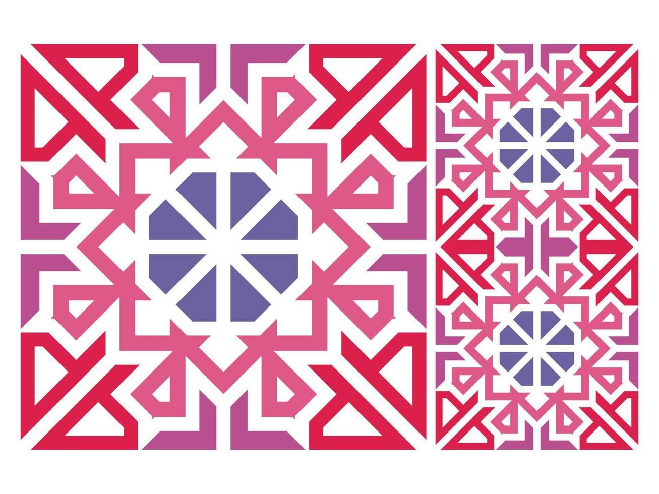 Seamless Pattern Colorful Geometric Abstract Shape Free Vector