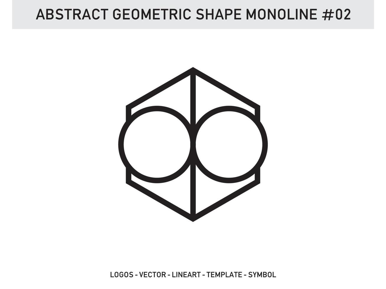 Tile Design Abstract Geometric Shape Monoline Vector Free