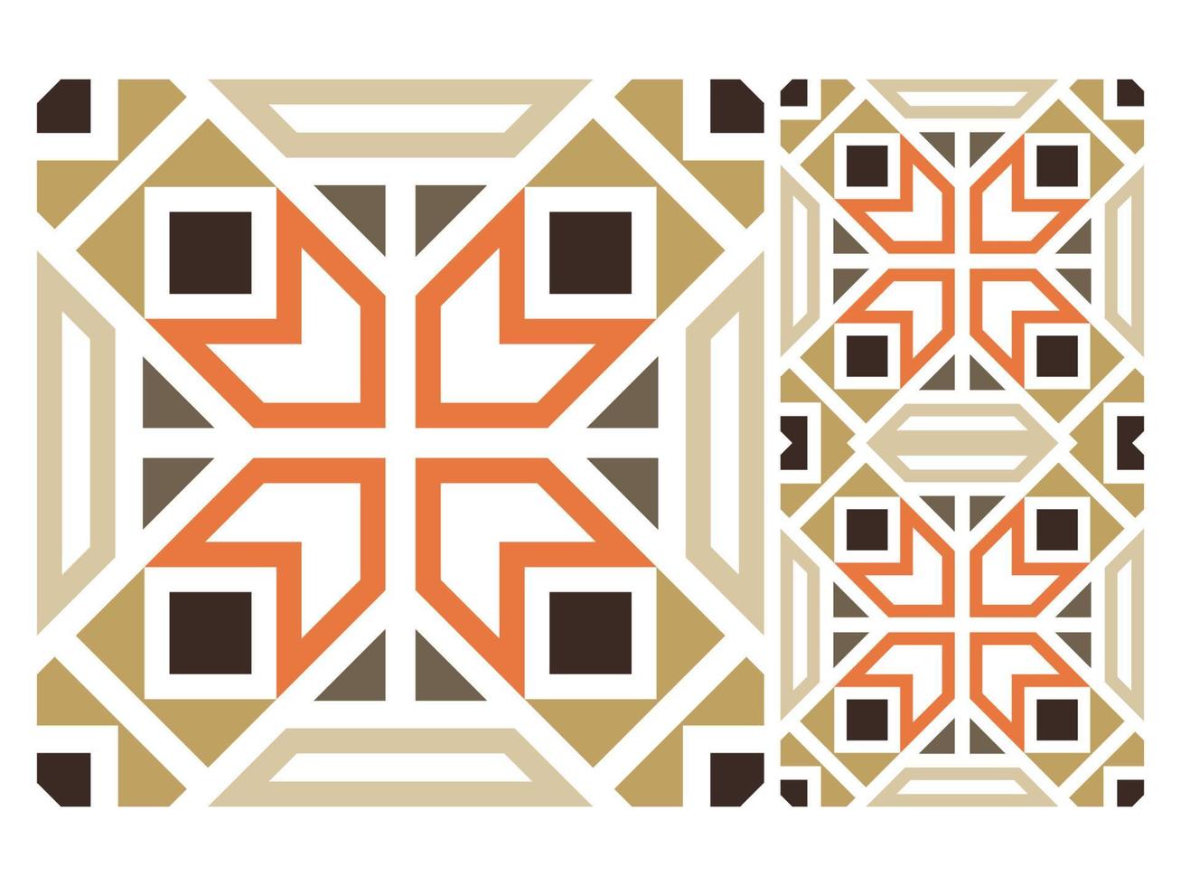 vector libre de forma abstracta geométrica colorida de patrones sin fisuras