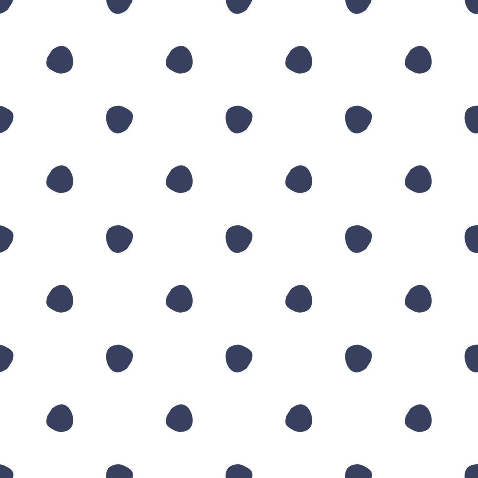 Seamless pattern with polka dot. Cute wallpaper. vector