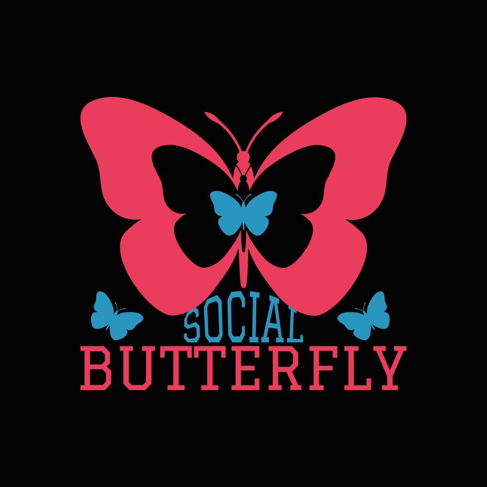 Butterfly T Shirt Design vector