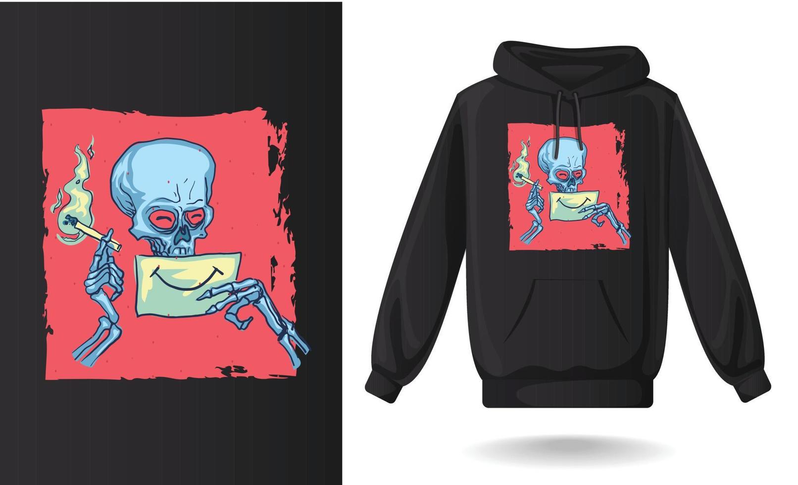 I am happy vector illustration artwork, t shirt design vector art, black hoodie design