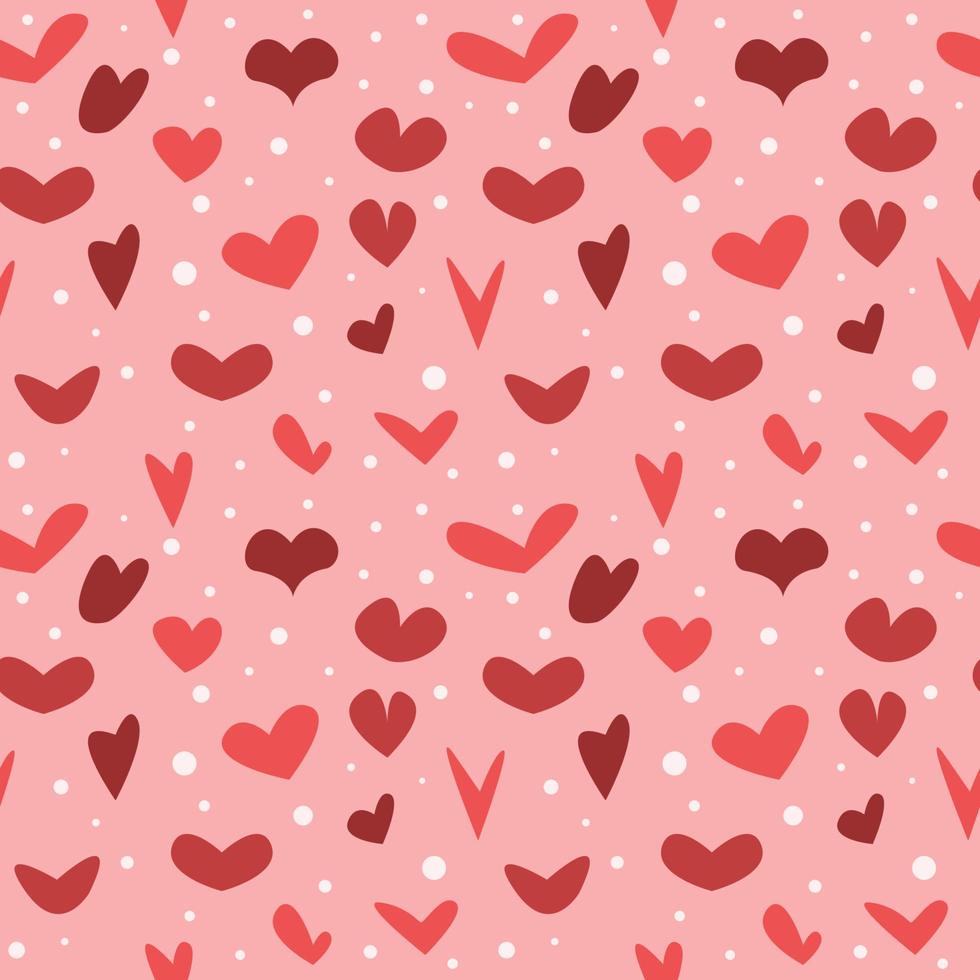 heart seamless pattern background. valentine day concept vector