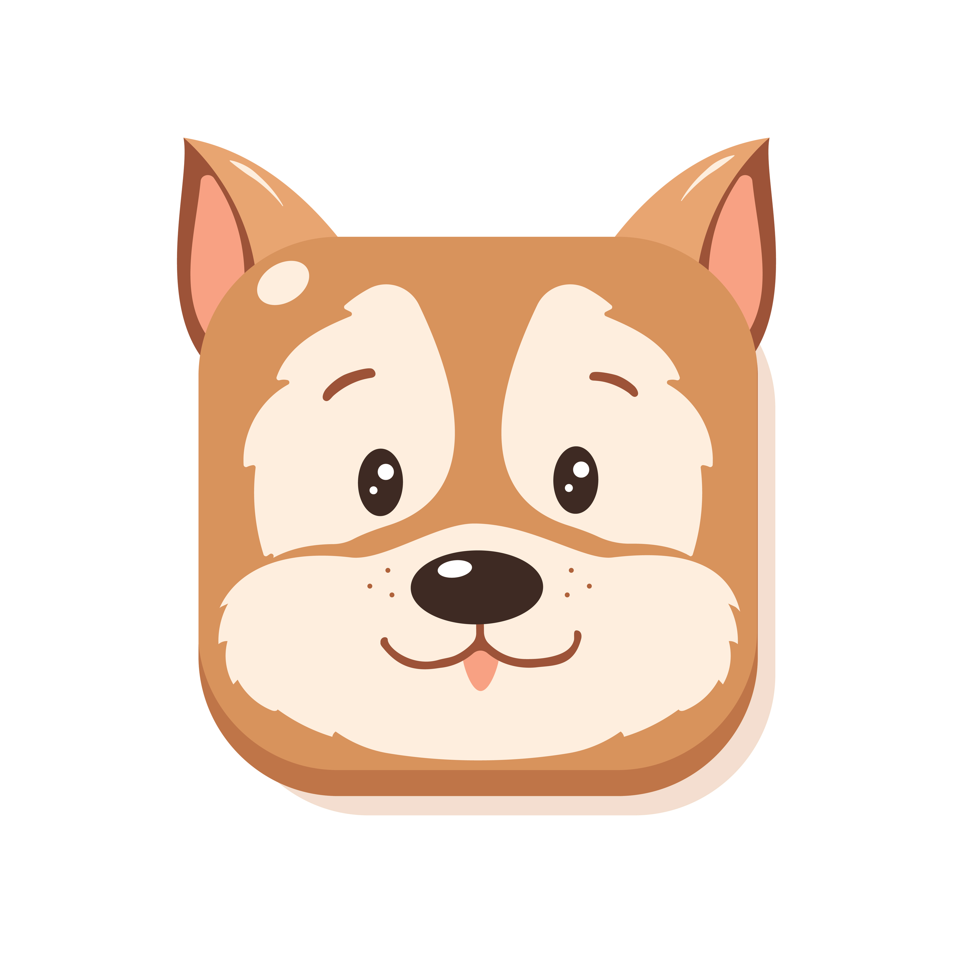 Avatar, dog, profile picture, animal face, cute, user, account icon -  Download on Iconfinder