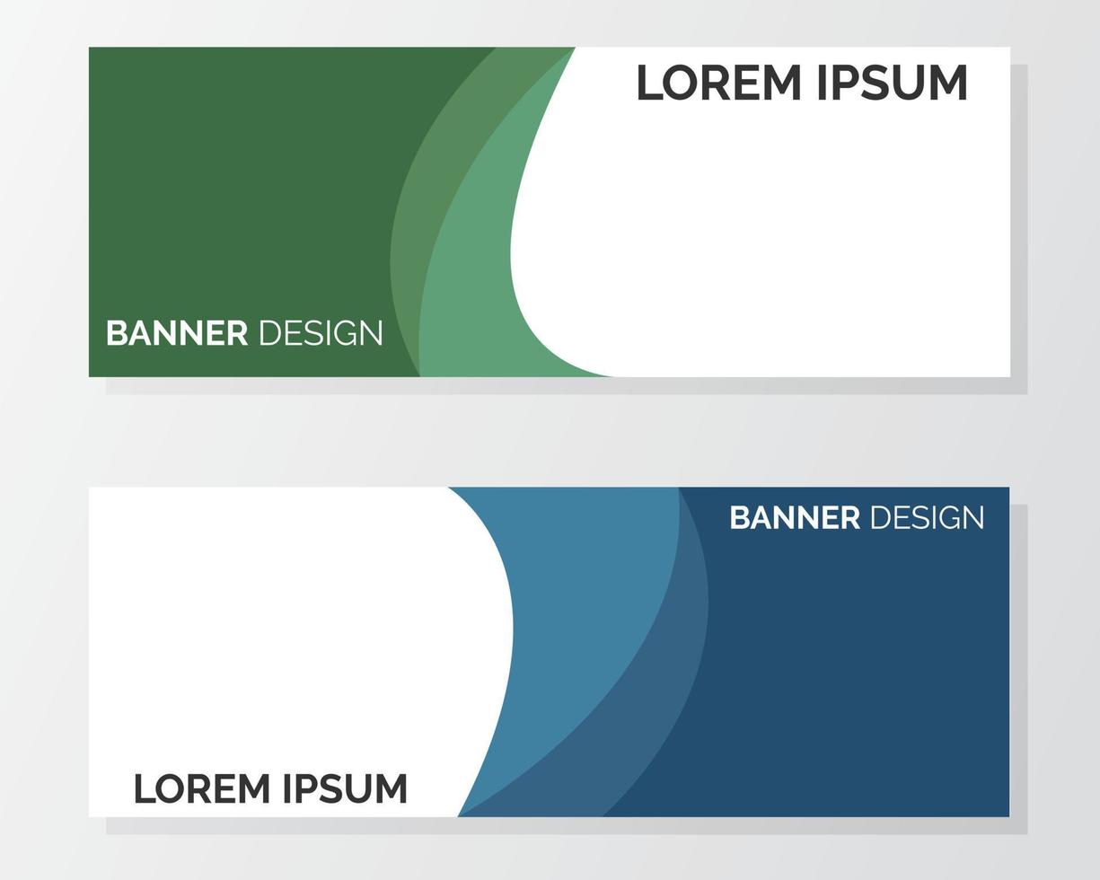 Illustration vector design of banner template for business
