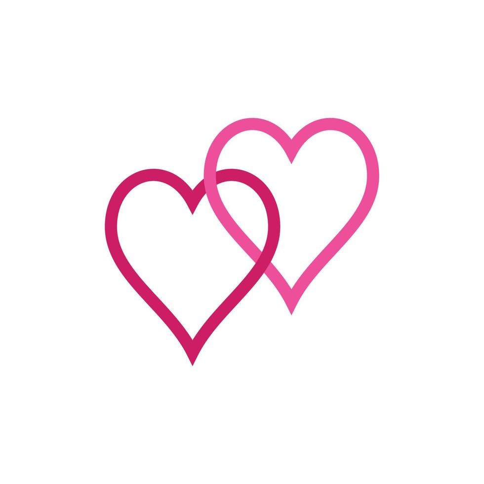 Valentines day logo vector